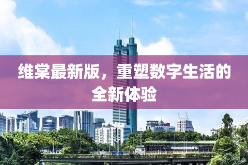 維棠最新版，重塑數(shù)字生活的全新體驗