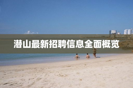 潛山最新招聘信息全面概覽