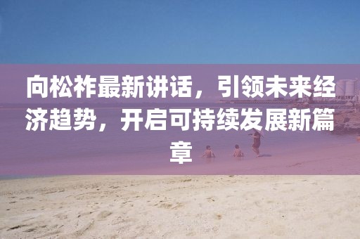 向松祚最新講話，引領(lǐng)未來(lái)經(jīng)濟(jì)趨勢(shì)，開(kāi)啟可持續(xù)發(fā)展新篇章