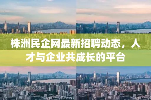 株洲民企網(wǎng)最新招聘動態(tài)，人才與企業(yè)共成長的平臺