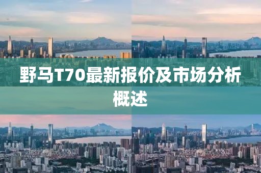 野馬T70最新報價及市場分析概述