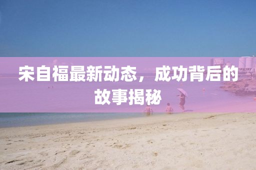 宋自福最新動態(tài)，成功背后的故事揭秘