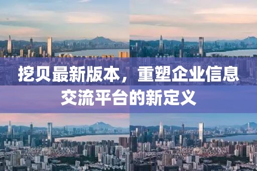 挖貝最新版本，重塑企業(yè)信息交流平臺的新定義