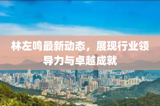 林左鳴最新動(dòng)態(tài)，展現(xiàn)行業(yè)領(lǐng)導(dǎo)力與卓越成就