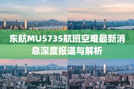 東航MU5735航班空難最新消息深度報道與解析