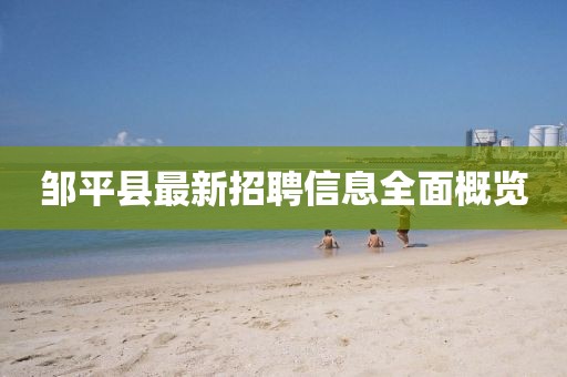 鄒平縣最新招聘信息全面概覽