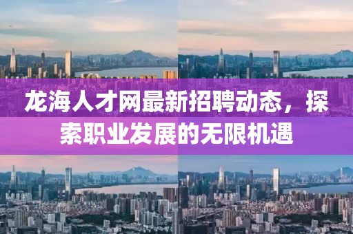 龍海人才網(wǎng)最新招聘動態(tài)，探索職業(yè)發(fā)展的無限機(jī)遇