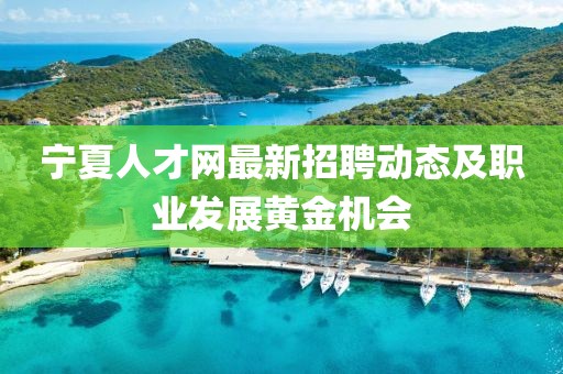 寧夏人才網(wǎng)最新招聘動(dòng)態(tài)及職業(yè)發(fā)展黃金機(jī)會(huì)