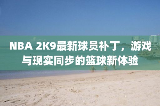 NBA 2K9最新球員補(bǔ)丁，游戲與現(xiàn)實(shí)同步的籃球新體驗(yàn)