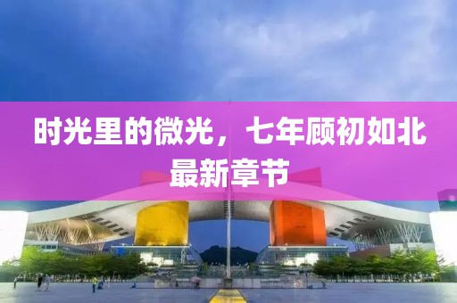 時(shí)光里的微光，七年顧初如北最新章節(jié)