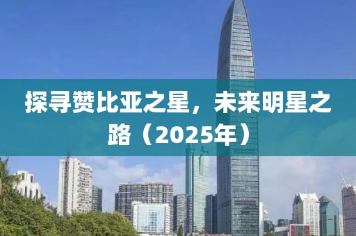 探尋贊比亞之星，未來明星之路（2025年）