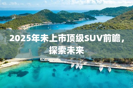 2025年未上市頂級(jí)SUV前瞻，探索未來(lái)