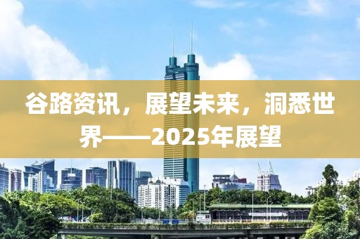 谷路資訊，展望未來，洞悉世界——2025年展望