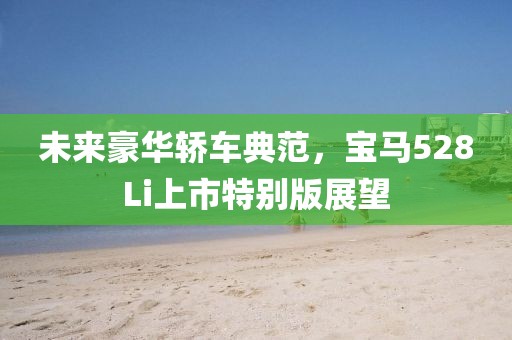 未來(lái)豪華轎車典范，寶馬528Li上市特別版展望