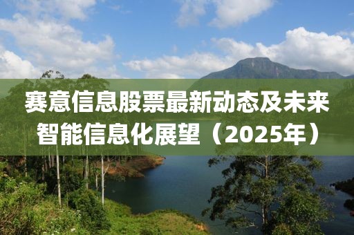 賽意信息股票最新動態(tài)及未來智能信息化展望（2025年）
