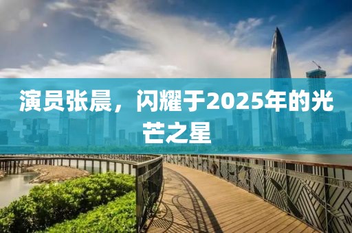 演員張晨，閃耀于2025年的光芒之星