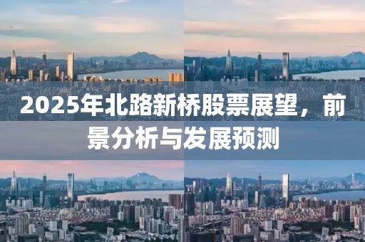 2025年北路新橋股票展望，前景分析與發(fā)展預測