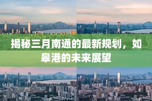 揭秘三月南通的最新規(guī)劃，如皋港的未來展望