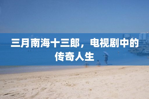 三月南海十三郎，電視劇中的傳奇人生