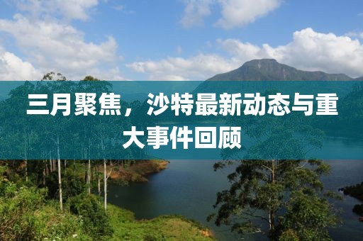 三月聚焦，沙特最新動(dòng)態(tài)與重大事件回顧