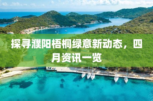 探尋濮陽(yáng)梧桐綠意新動(dòng)態(tài)，四月資訊一覽