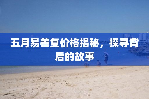 五月易善復(fù)價(jià)格揭秘，探尋背后的故事