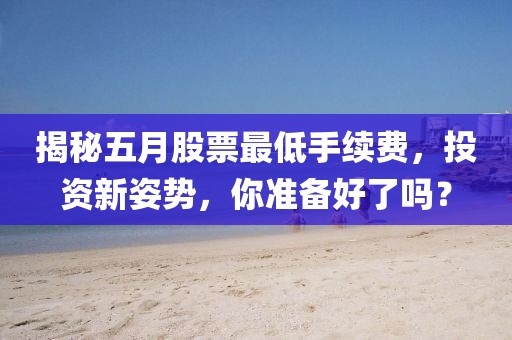揭秘五月股票最低手續(xù)費(fèi)，投資新姿勢，你準(zhǔn)備好了嗎？