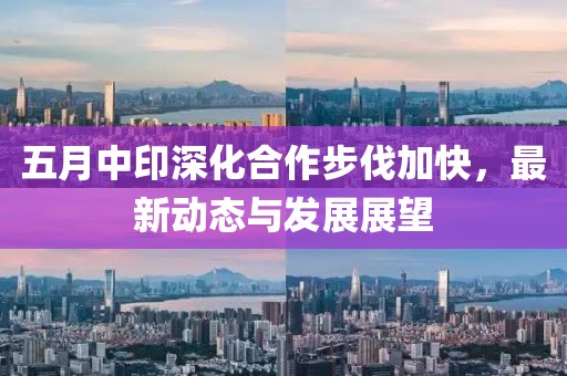 五月中印深化合作步伐加快，最新動態(tài)與發(fā)展展望