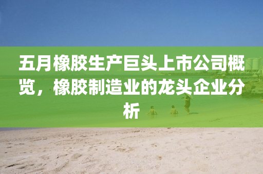 五月橡膠生產(chǎn)巨頭上市公司概覽，橡膠制造業(yè)的龍頭企業(yè)分析