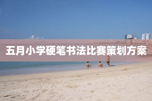 五月小學(xué)硬筆書法比賽策劃方案