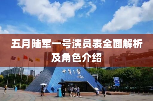 五月陸軍一號演員表全面解析及角色介紹