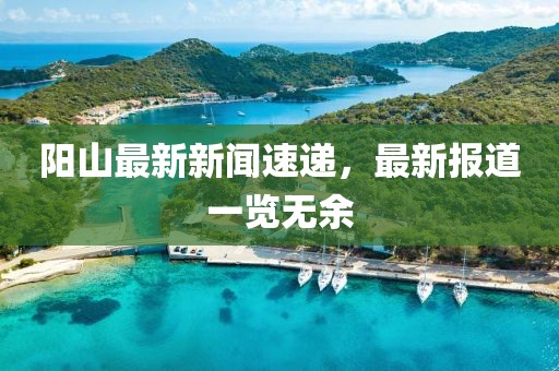 陽山最新新聞速遞，最新報道一覽無余