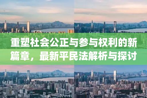 重塑社會公正與參與權(quán)利的新篇章，最新平民法解析與探討