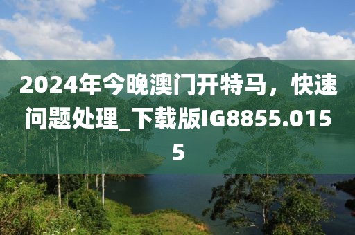 2024年今晚澳門開特馬，快速問題處理_下載版IG8855.0155