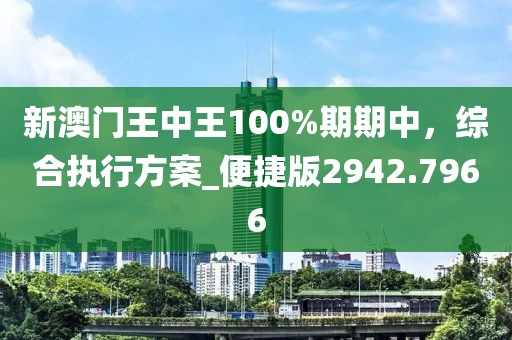 新澳門王中王100%期期中，綜合執(zhí)行方案_便捷版2942.7966