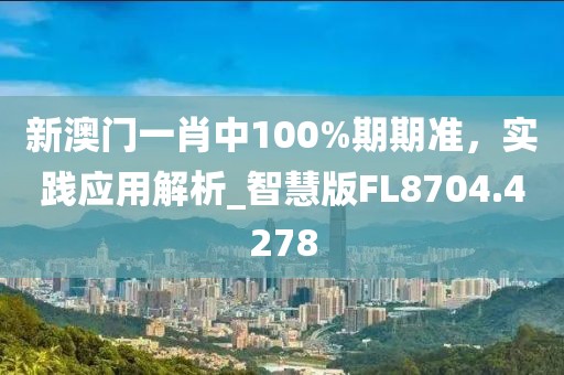 新澳門(mén)一肖中100%期期準(zhǔn)，實(shí)踐應(yīng)用解析_智慧版FL8704.4278