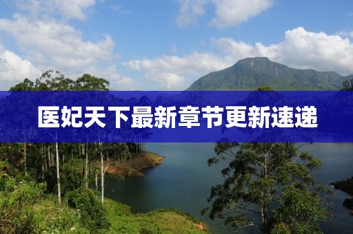 醫(yī)妃天下最新章節(jié)更新速遞