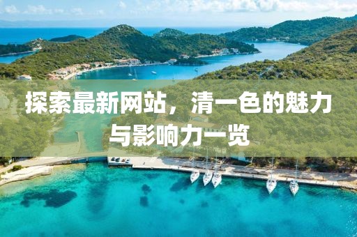 探索最新網(wǎng)站，清一色的魅力與影響力一覽